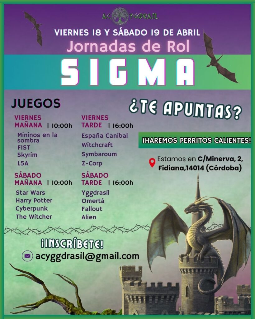 Cartel Jornadas Sigma Yggdrasil